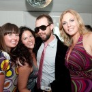 Sarah Brasell, SCENE Committee members Caroline Nuttall and Henry Mathieu, and Lauren Curler