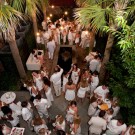 SCENE members during the White Party.