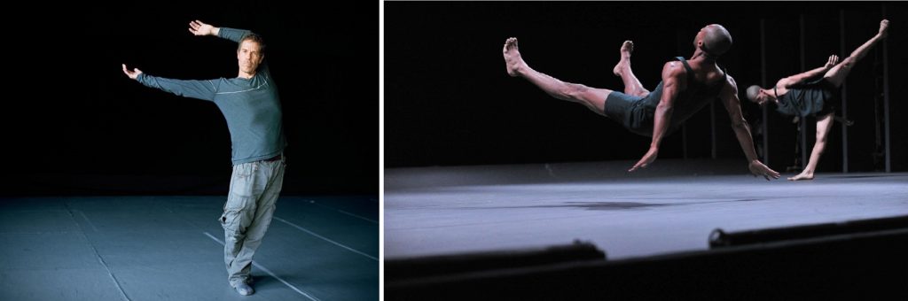 (From left) Ohad Naharin; members of Batsheva Dance Company in Naharin's newest piece, Last Work (Photos by Michal Chelbin (left) and Gadi Dagon) 