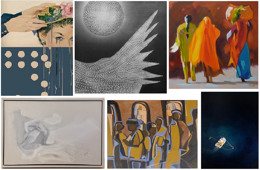Auction Art Collage